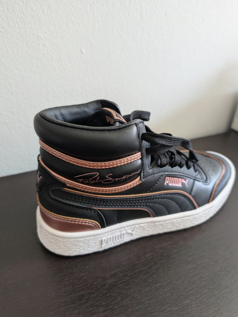 Puma Wmns Ralph Sampson Mid Metal 'Black Rose Gold